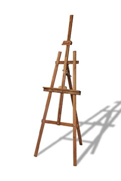 ÇANAKCI AHŞAP Resim Şövalesi Ressam Sehpası Ayarlanabilir Şövale Renkli 172 Cm