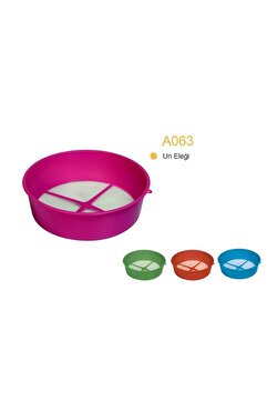 Alaca Plastik Büyük Yuvarlak Un Eleği Süzgeç 36 Cm