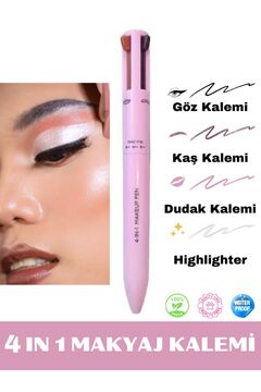NUNUKO 4 In 1 Makyaj Kalemi - 4'ü 1 Arada Makyaj Kalemi - 4 In 1 Make Up Pen