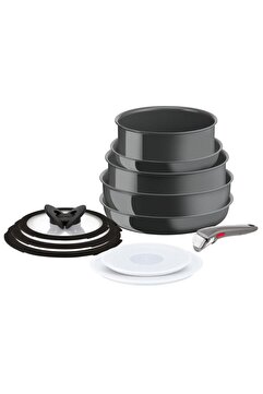 TEFAL Ingenio Ceramic Renew Seramik Kaplama Tava Tencere Seti - 11 Parça
