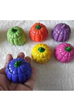 Genel Markalar Dekoratif Hediyelik Mini Bal Kabağı Sunumluk Lokumluk 6 Adet