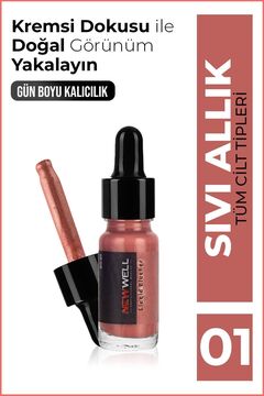 New Well Sıvı Allık (sedefli) No01