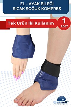 BLUEWELL ORTHOPEDICS PRODUCTS El Ve Ayak Bileği Için Termojel Sıcak Soğuk Kompres Buz Jel Cırtlı