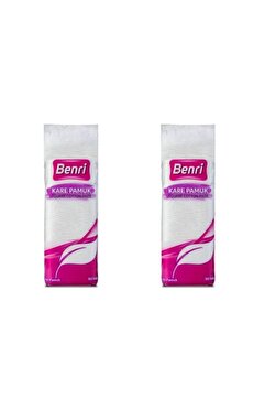 Benri Dikişsiz Kare Makyaj Temizleme Pamuğu 2x80 Adet