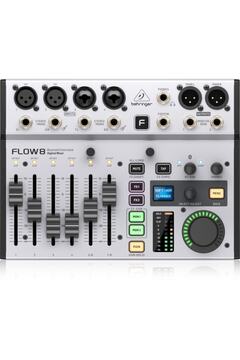 Behringer Flow 8 8-ınput Digital Mixer With Bluetooth And App Control, 2 Fx Usb/audio Interface