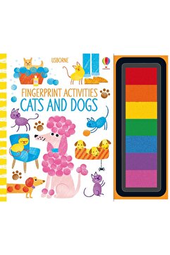 Usborne Fingerprint Activities: Cats and Dogs