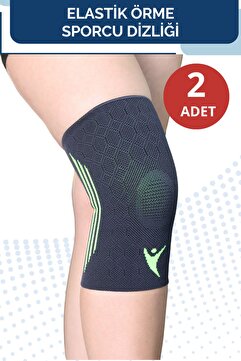 BLUEWELL ORTHOPEDICS PRODUCTS Spor Dizliği Ortopedik Koruyucu Elastik Voleybol Basketbol Fitness Çift Taraflı Dizlik 2 ADET