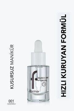 Flormar Hızlı Kurutma Etkili Oje Sonrası Bakım Yağı - Quick Dry Drops - 001 - 8682536046534