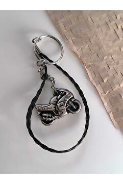 Esey Dizayn Motosiklet Metal Anahtarlık