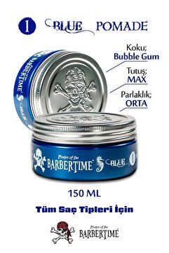 Barbertime Blue Pomade 01 Saç Şekillendirici Wax 150ml