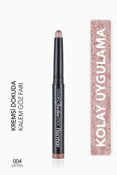 Flormar Suya Dayanıklı Işıltılı Kalem Far -color Shadow Stick -004 Rosy Nude-8682536039444