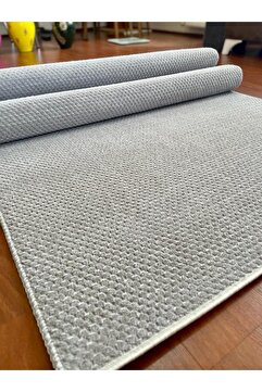 melian Boncuk Kaymaz Taban Oda Salon Koridor Mutfak Halı Yolluk Gri
