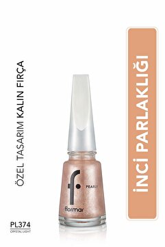 Flormar Sedefli Parlak Oje (BEJ) - Pearly Nail Enamel - Pl374 Crystal Light - 8682536035484