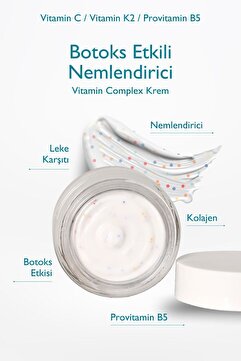 Baga Botoks Etkili Nemlendirici Vitamin Complex Krem
