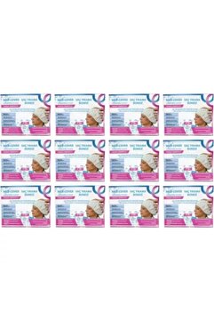 MED-COVER Hasta Saç Bakım/temizleme/yıkama Bonesi (12 Adet/paket)