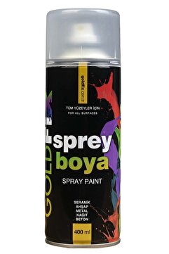 Genel Markalar Sprey Boya 400 ml Mat Siyah ( 1 Adet )