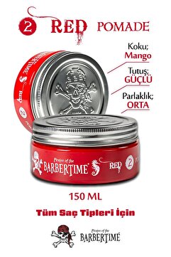 Barbertime Red Pomade 02 Saç Şekillendirici Wax 150 ml