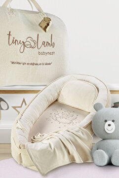 tinylamb 5 Parça Cocoon Unisex Uyku Seti Bebek Yuvası | Babynest Seti