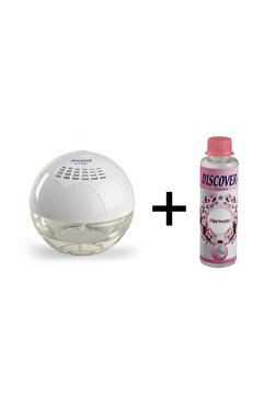 Discover Sihirli Küre Hava Temizleyici Işıksız Makinası +1 Adet 150ml Hermoso Solüsyonu Zariff Home