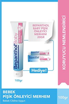 Bepanthol Baby Pişik Önleyici Merhem 100 gr & Baby Pişik Merhemi 20 gr