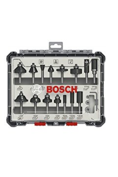 Bosch Freze Seti 15 Parça Karışık 6 Mm (pro) 2607017471