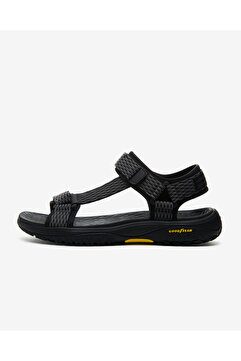 Skechers LOMELL - RİP TİDE Erkek Siyah Sandalet 204351 BKGY