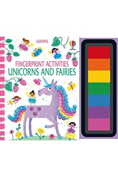 Usborne Fingerprint Activities: Unicorns and Fairies