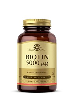 Solgar Biotin 5000 Mcg 50 Kapsul