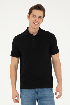 U.S. Polo Assn. Erkek Siyah Basic Tişört 50284641-VR046