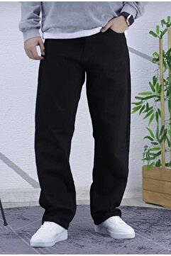 Genel Markalar Erkek Baggy Fit Jean Pantalon ,