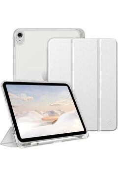 UnDePlus İpad 11.nesil A16 11inç/10.nesil 10.9inç Uyumlu Kılıf Flip Cover Kalem Bölmeli Pc Case Gri