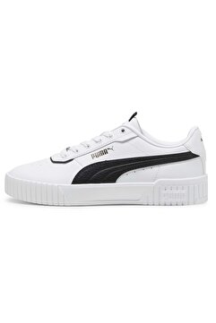 Puma 395017 Carina 2.0 Lux Sneaker Unisex Spor Ayakkabı BEYAZ-SİYAH