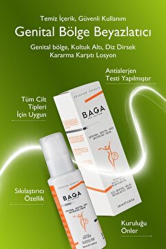 Baga Dış Genital Bölge Beyazlatıcı Krem 100 ml