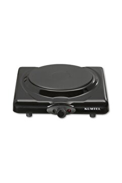 KUMTEL LX-7115 Ayarlanabilir Termostatlı Tekli Elektrikli Ocak - Siyah