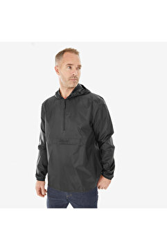 Decathlon Quechua Erkek Outdoor Yağmurluk - Siyah - Raincut