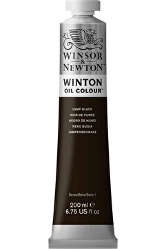 Winsor Newton Winton Yağlı Boya 200ml Lamp Black / 337