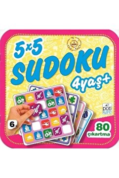 Genel Markalar 5 x 5 Sudoku – 6 (4 Yaş +) Kolektif Kitabı 14 Sayfa Pötikare Yayıncılık