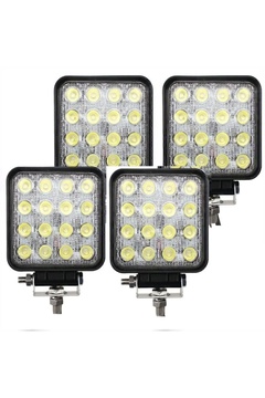 Genel Markalar 4 Adet 16 Ledli Off Road Çalışma Ve Sis Lambası 48watt