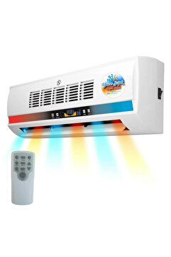 Simtech KM-1717-HCY Duvar Tipi Fanlı Seramik Isıtıcı Ve Vantilatör