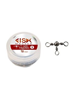 FİSH MASTER T Fırdöndü / Paslanmaz 10 Lu Özel Kutuda / Üçlü Fırdöndü