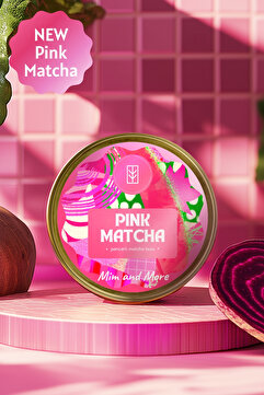 Mim and More Pink Matcha - Pembe Superfood Matcha Tozu, 25 gr