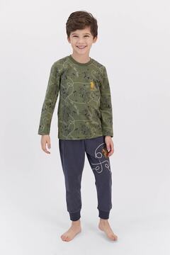 U.S. Polo Assn. U.s. Polo Assn Haki Erkek Çocuk Ribanalı Pijama Takımı