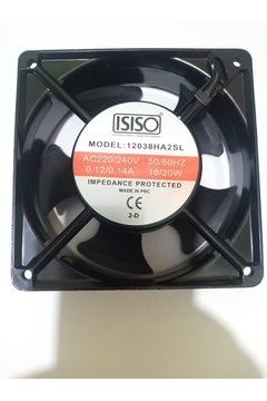 ISISO Isıso Devirli Aksial Metal Fan 12x12x38