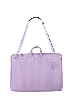 BBACK Proje Çantası 40 X 56cm / Köpük Astarlı / Askılı / T Cetveli Takılabilir Suni Deri Lila