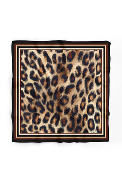 D scarf Leopar Kadın Fular Bandana