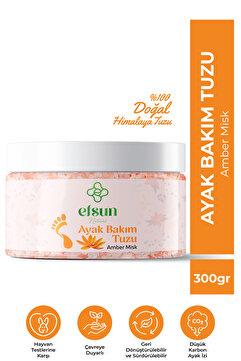 Efsun Natural Rahatlatıcı Koku Giderici Ayak Detoks Tuzu Ayak Bakım Tuzu Amber Misk 300gr