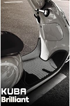 EVACARS Kuba Brilliant Premium Eva Motosiklet Paspası Siyah-siyah