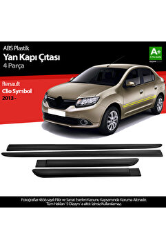 S Dizayn S-Dizayn Renault Clio Symbol ABS Plastik Yan Kapı Koruma Çıtası 2012-2019 A+ Kalite PLY-7022