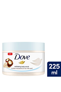 Dove Vücut Peelingi Macademia Fındığı Ve Pirinç Sütü 225 ml X1