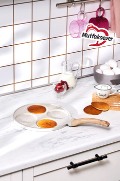 Karaca Mutfaksever Biogranit Döküm 4 Egg/Pankek Tava 26 Cm